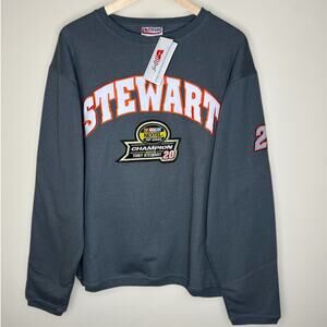Chase Authentics Tony Stewart Sweatshirt Unisex Medium Gray Nascar Racing #20
